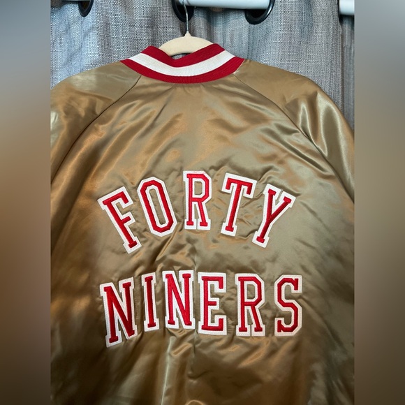 Vintage San Francisco 49ers Locker Line Good Satin Jacket Size XL - Picture 9 of 12